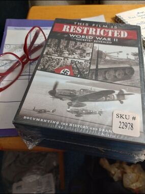 Restricted: World War II Documentary DVD - Black & Red Cover
